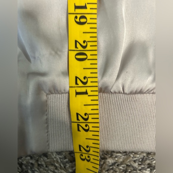 She + Sky lightweight silvery sheen fashion glam jacket size small - Picture 9 of 9